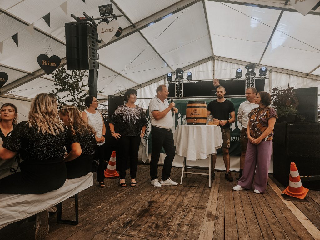 Rede Vorstand SpVgg Bruck bei Bieranstich